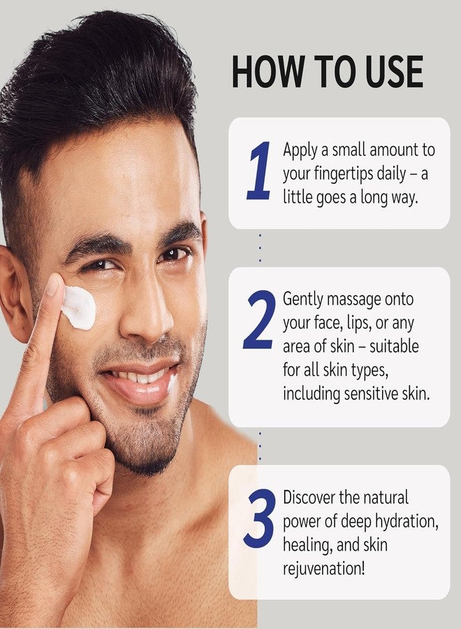 Uttse Men's Beef Tallow for Skin Care:100% Grass-Fed Beef Tallow Face Moisturizer For Men - Tallow and Honey Balm With Olive Oil Manuka Honey For Sensitive Dry Skin Repair 2 oz - Image 5